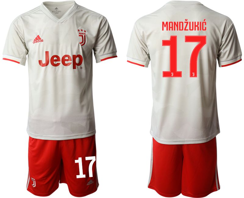 Men 2019-2020 club Juventus FC hoaway #17 white Soccer Jerseys->juventus jersey->Soccer Club Jersey